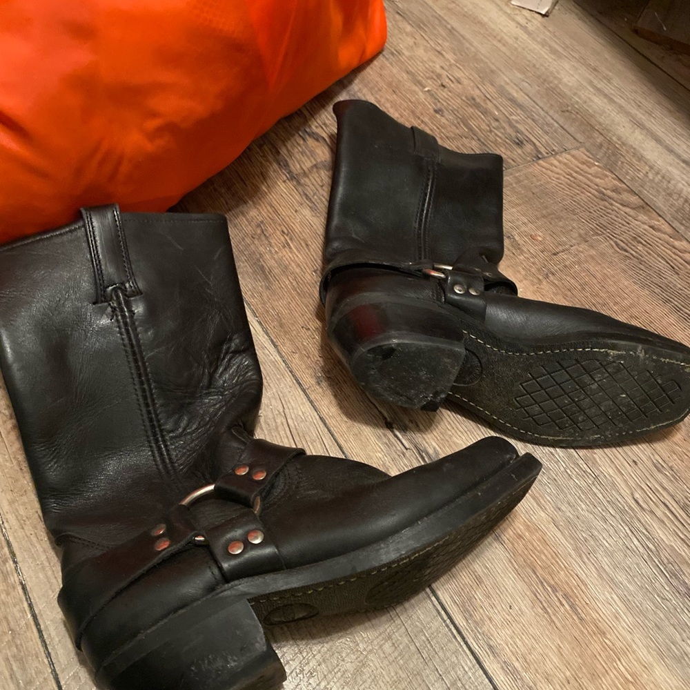 Black Frye Moto boots Best and comfy